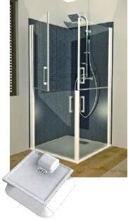 SFA Sanibroy: Fast ohne Schwelle kann eine Duschtasse mit integrierter Pumpe (Sani-Life) an nahezu jeder Stelle im Haus integriert werden. - © SFA Sanibroy
