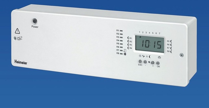 Heimeier: Radiocontrol F-Funksystem für die Nachrüstung und Modernisierung von Fußbodenheizungen ohne Stemm- oder aufwendige Verkabelungsarbeiten.