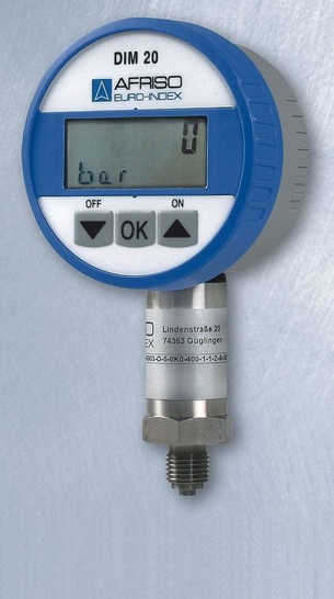 Afriso-Euro-Index: Batteriebetriebenes Digitalmanometer DIM 20.