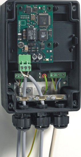 Grundfos: Datenbusmodul für den Fernzugriff und die Überwachung von Einzelpumpen und Pumpensystemen. - © Grundfos
 Grundfos: Datenbusmodul für den Fernzugriff und die Überwachung von Einzelpumpen und Pumpensystemen.