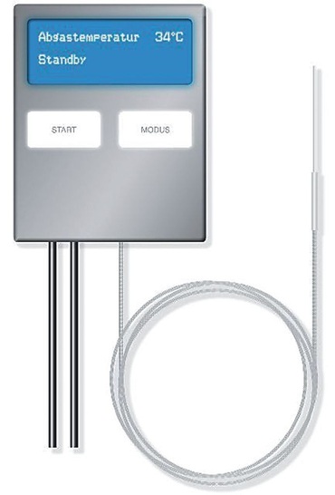 Kutzner + Weber: Display der KW Ofenregelung „Mini“.