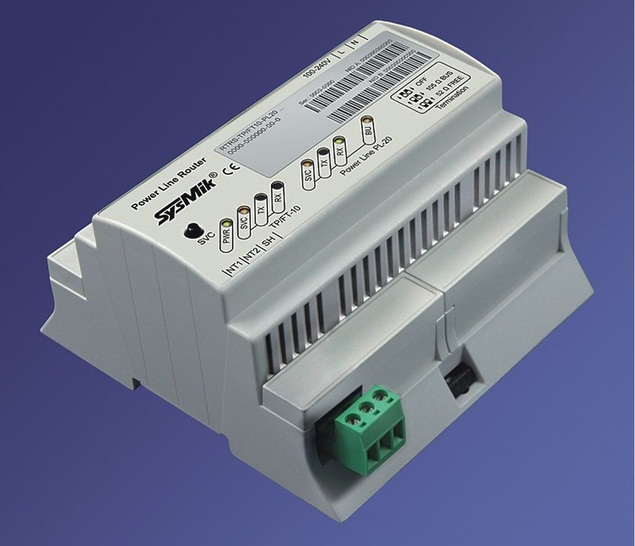 SysMik: Powerline-Router der RTRS-TP/FT10-PL20-Serie - © Sysmik
