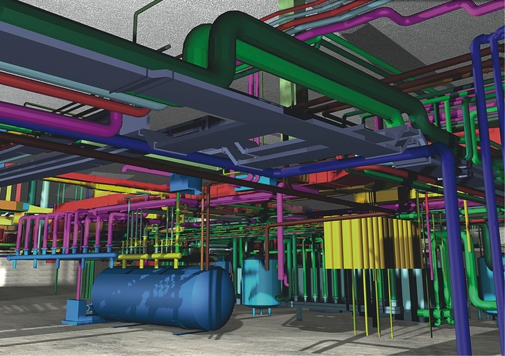 Alle für den SWR-Neubau von Thurm & Dinges erbrachten Planungsleistungen der Gewerke Sanitär, Feuerlöschtechnik/Sprinkler, Heizungs- und Kältetechnik sowie Raumlufttechnik wurden mit Software von C.A.T.S. erstellt.