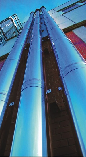 Westaflex: Doppelwandiges Abgassystem MSD-F auf Edelstahl 1.4539.