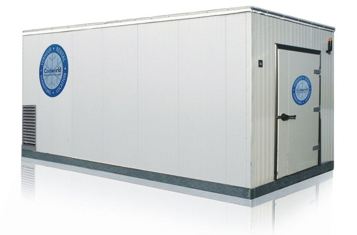 Coolworld: HACCP-Einfrierzelle zum Mieten für Spitzenbedarf oder einen Notfall.