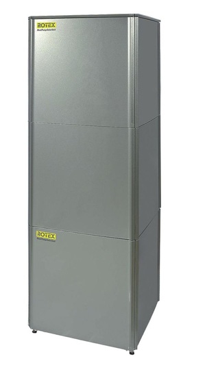 Rotex: Inneneinheit der Split-Luft/Wasser-Wärmepumpe HPUcompacthitemp für hohe ­Vorlauftemperaturen.