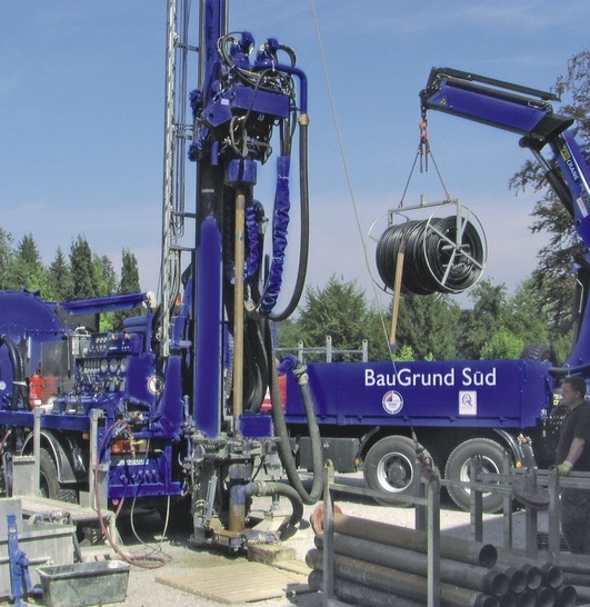 Weishaupt / BauGrund Süd: Erdsondenbohrung und Solekreisinstallation zum Festpreis. - © Weishaupt
 Weishaupt / BauGrund Süd: Erdsondenbohrung und Solekreisinstallation zum Festpreis.