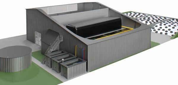 Viessmann baut für die Energieversorgung seines Unternehmensstammsitzes in Allendorf (Eder) eine Biogasanlage mit Trockenfermentation. - © Viessmann
