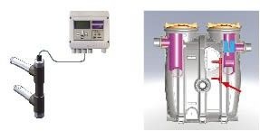 Kessel: Das Schichtdicken­messgerät SonicControl übernimmt die exakte Messung der Fettschichtdicke bei Fett­abscheidern und meldet diese ­automatisch an den Betreiber.