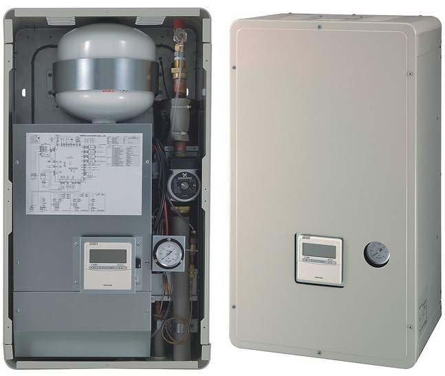 Toshiba: Hydronik-Modul des Estia-Wärmepumpensystems. - © Toshiba
 Toshiba: Hydronik-Modul des Estia-Wärmepumpensystems.