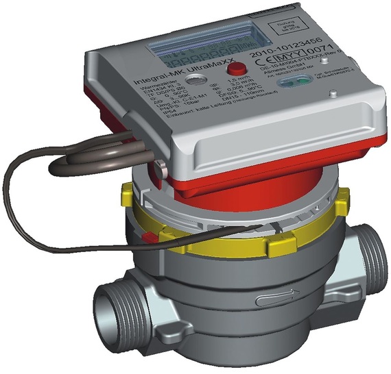 Allmess: Ultraschall-Kompaktwärmezähler UltraMaXX mit Messkapseltechnik. - © Allmess
 Allmess: Ultraschall-Kompaktwärmezähler UltraMaXX mit Messkapseltechnik.