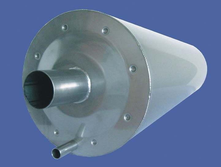 Kutzner + Weber: Die BHKW-Schalldämpferserie AGG ist bis 5000 Pa überdruckdicht und eignet sich für Abgastemperaturen bis 400 °C.