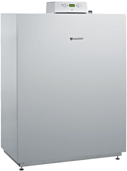 Junkers: Bodenstehender Gas-Brennwertheizkessel Suprapur KBR-3 mit einem ­Leistungsbereich von 120 bis 280 kW.