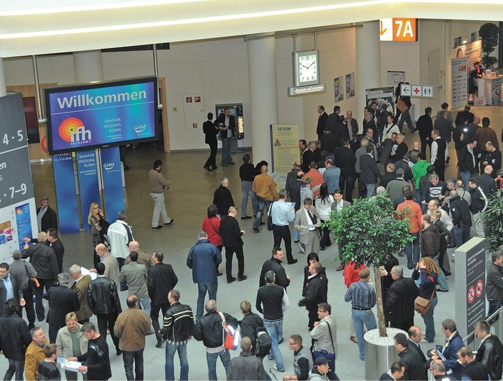 Vom ersten Tag an ­ verzeichnete die IFH/ Intherm Messe einen hohen Besucherzuspruch.