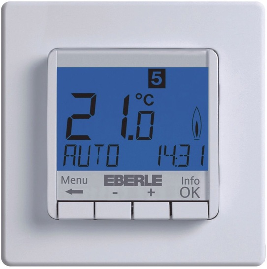 Eberle: Bei Fremdwärme kann der Einzel­raumtemperaturregler FIT eine individuell ­einstellbare „Grundwärme“ berücksichtigen. - © Eberle
