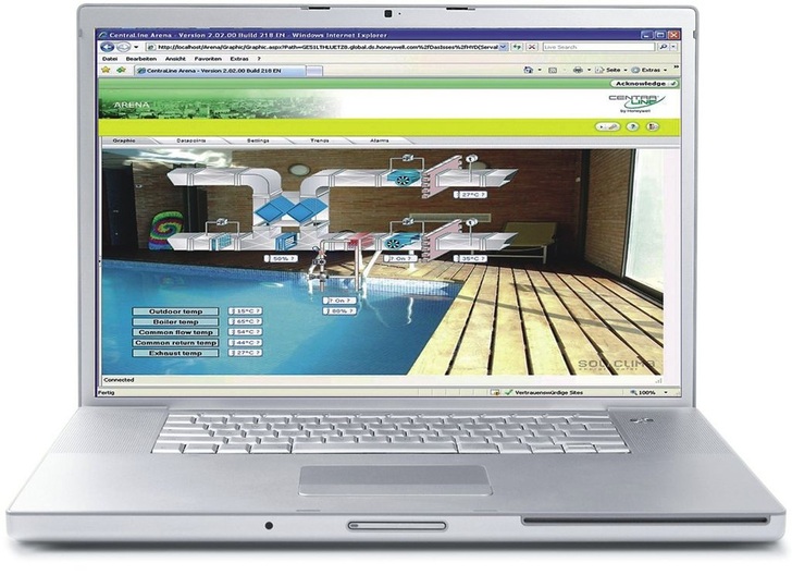 CentraLine: Webbasierte PC-Zentrale Arena 2.2 für das Management von HLK-Anlagen. - © CentraLine/Honeywell
