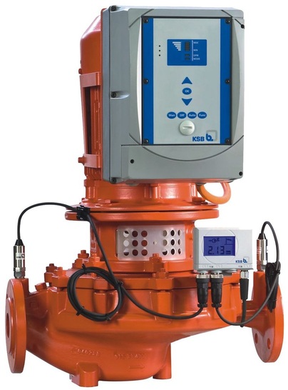 KSB: Umwälzpumpe Etaline mit dem neuen PumpMeter.