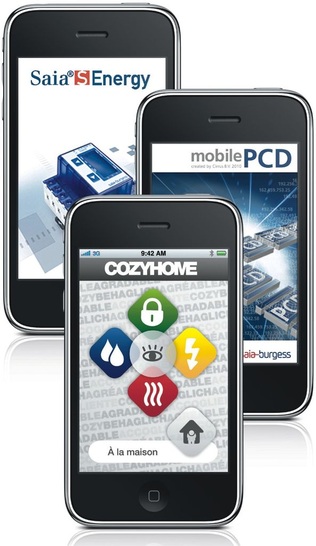 Saia-Burgess Controls: Apple Apps für die SaiaPCD Automationsebene. - © Saia-Burgess Controls
 Saia-Burgess Controls: Apple Apps für die SaiaPCD Automationsebene.