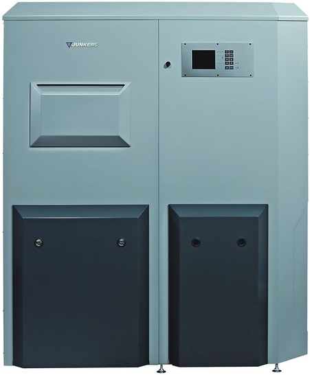 Junkers: Suprapellet KRP2 PZ mit 25 / 32 kW Heizleistung.