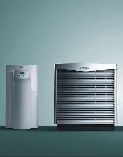 Vaillant: Luft-/Wasser Wärmepumpe geotherm mit Splittechnik. - © Vaillant
