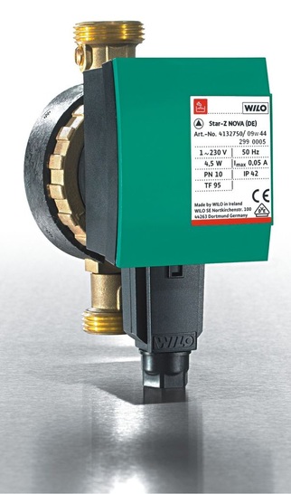 Zirkulationspumpe Wilo-Star-Z NOVA.