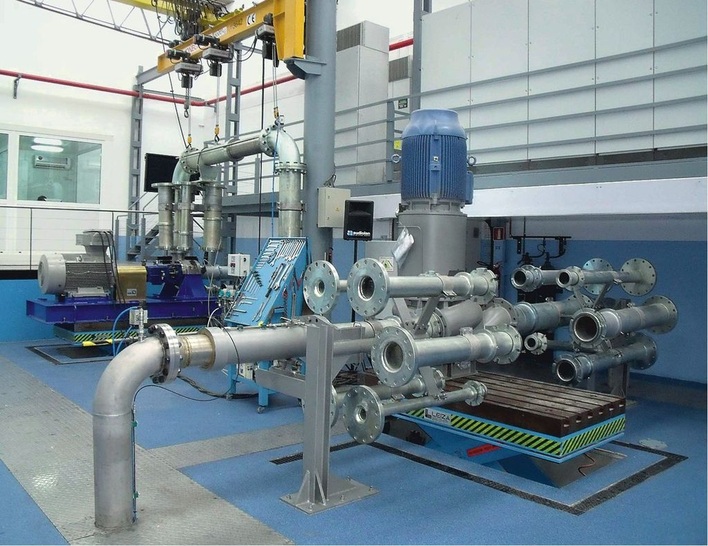 KSB: Automatische Pumpenprüfanlage im spanischen Zarautz (Gipuzkoa). - © KSB AG
 KSB: Automatische Pumpenprüfanlage im spanischen Zarautz (Gipuzkoa).