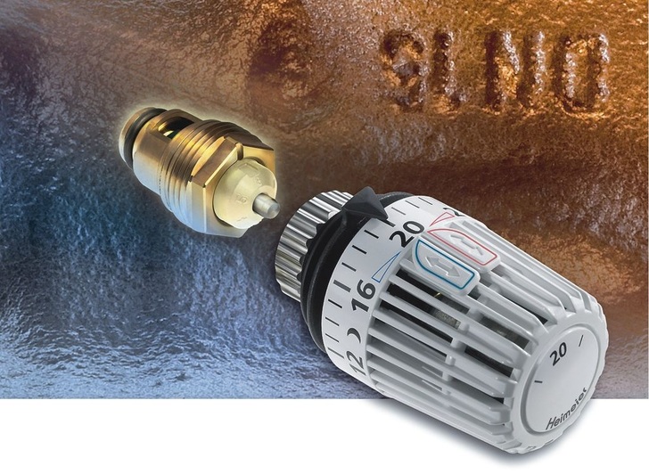 Heimeier: Mit dem Nachrüst-Oberteil Retro S werden ältere Thermostatventile voreinstellbar.