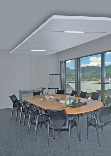 Zehnder Carboline Deckensegel.