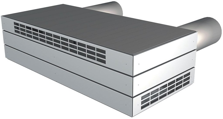 Airflow: Duplexvent D zur Wandmontage.