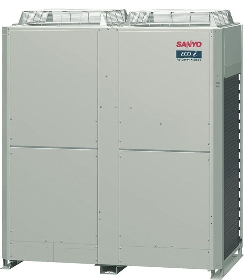 Kaut: Außeneinheit der Sanyo Eco-i VRF-Baureihe.