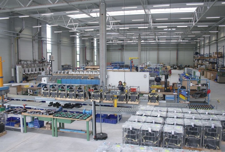 Die neue Produktionshalle von MHG Heiztechnik in Buchholz.
