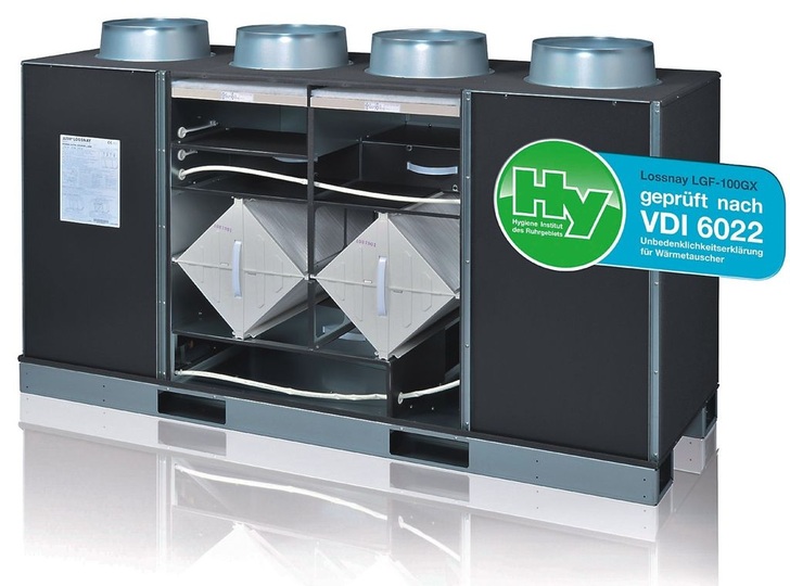 Mitsubishi Electric: Lossnay-Lüftungssystem mit Wärme- und Feuchterrückgewinnung nach VDI 6022 zertifiziert. - © Mitsubishi Electric
 Mitsubishi Electric: Lossnay-Lüftungssystem mit Wärme- und Feuchterrückgewinnung nach VDI 6022 zertifiziert.
