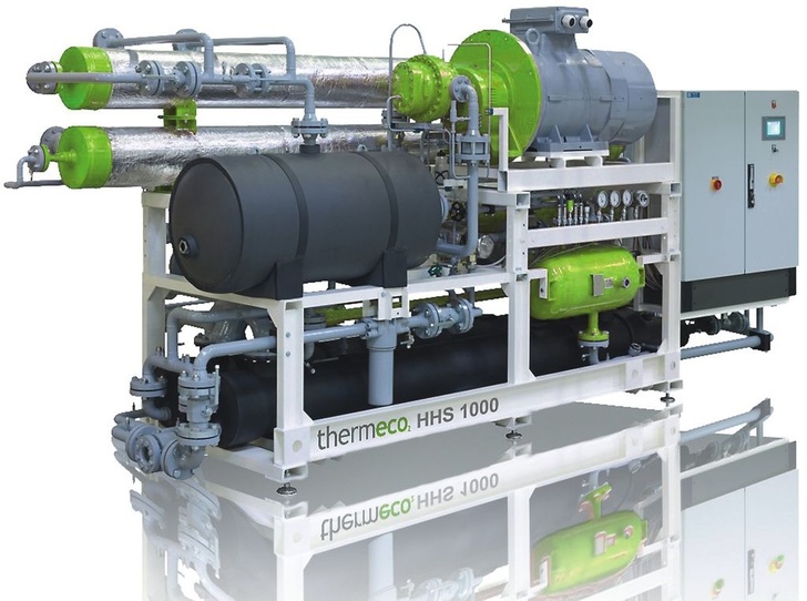 thermea: Hochtemperaturwärmepumpe thermeco<sub>2</sub> HHS 1000. - © thermea
 thermea: Hochtemperaturwärmepumpe thermeco2 HHS 1000.