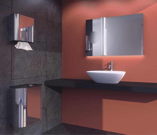 Emco: Elemente der Bad-Accessoires-Serie System 2. - © Emco
 Emco: Elemente der Bad-Accessoires-Serie System 2.