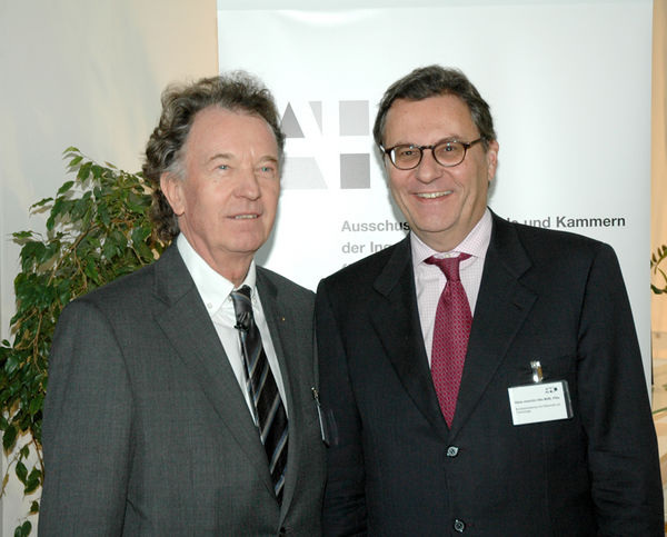 Ernst Ebert, PSt Hans-Joachim Otto MdB (Quelle: AHO) - © AHO
