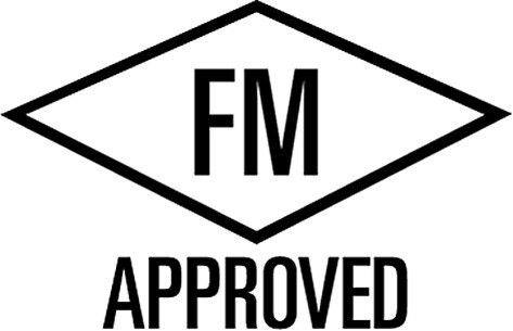 Kennzeichnung für FM-Approval-zertifizierte Produkte.