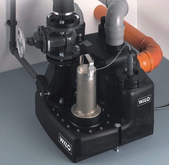 Wilo: Wilo-DrainLift M1/8 mit flexibel wählbaren Zuläufen.