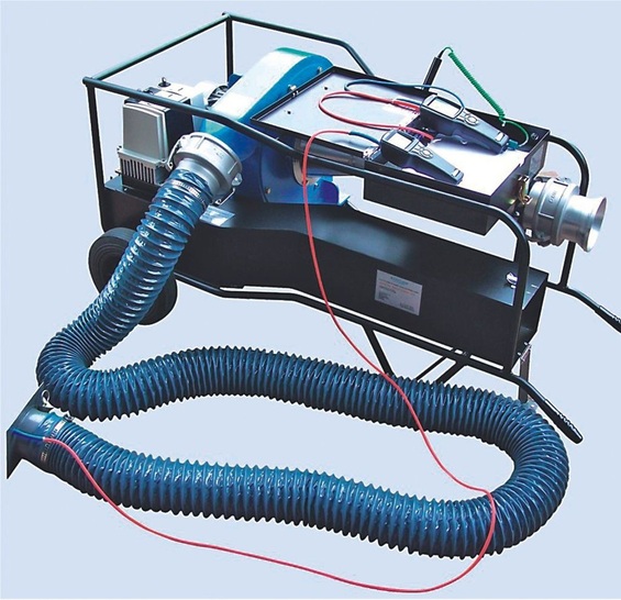 Airflow: Leckprüfgerät P.A.N.D.A. für Lüftungskanäle.