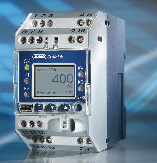 Jumo: Sicherheitstemperatur­ begrenzer (STB) und -wächter (STW).