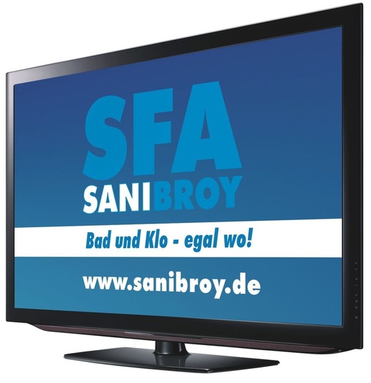 SFA: TV-Werbespots für Hebeanlage.Preisübergabe (v.l.): Felix Pauli, Andreas Rittsche, David Lippitsch, Gunter Kaiser, Christian Edler, Bodo Burandt, Heidi Seltmann, Achim Trogisch, Uwe Franzke, Hannes Rosenbaum und Herbert Leupold.
