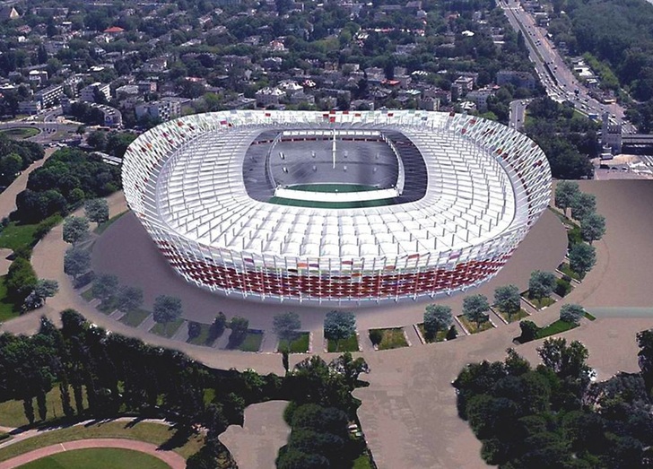 Wolf-Klimageräte sorgen künftig im neuen Warschauer Nationalstadion für gute Raumluft und angenehme Temperaturen in Logen, Restaurants, Büros und Katakomben. - © Wolf
