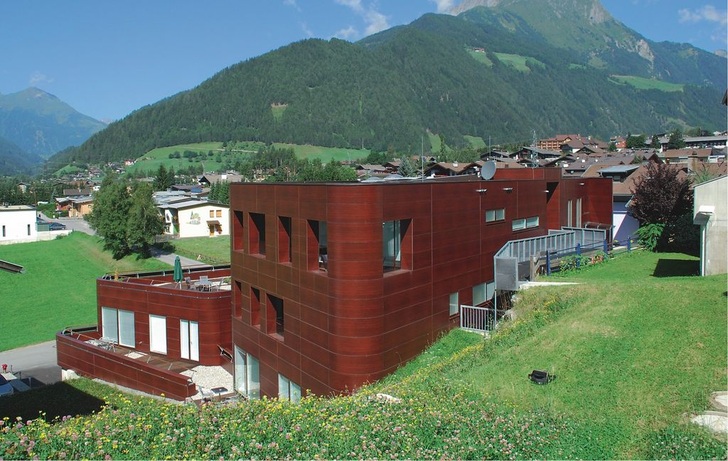 Außenansicht des sun-Areals.