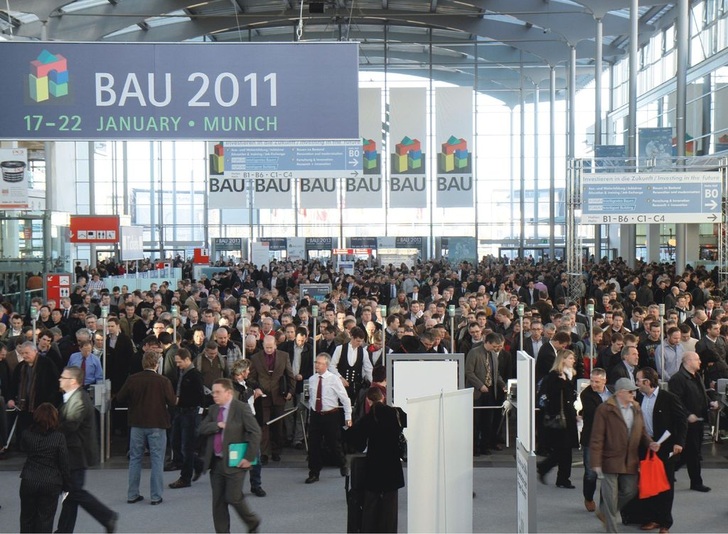 238000 Besucher kamen im Januar zur BAU 2011 nach München. - © Paul-Gerhard Loske
