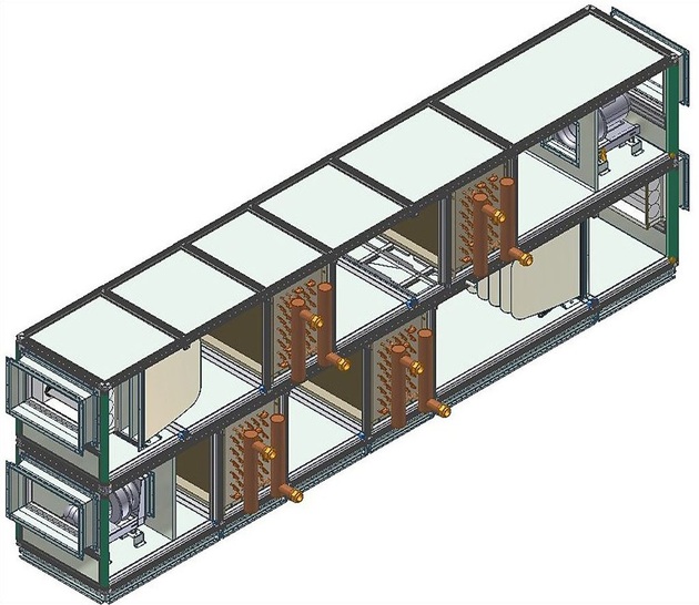 Kreislaufverbundsystem GEA Ecoflow mit „Fullface“-Ausführung.
