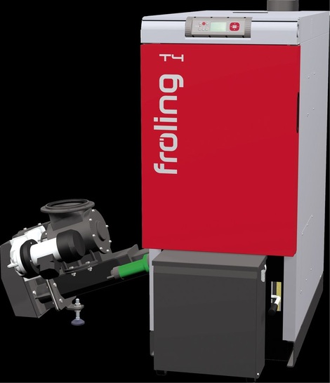Fröling: Hackgutkessel T4. - © Fröling
 Fröling: Hackgutkessel T4.