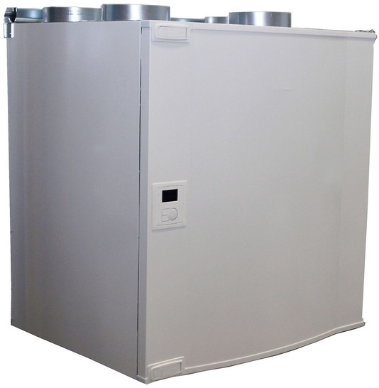 Systemair: Wohnraumlüftungsgerät Save VTC 300 mit Gegenstromwärmeübertrager.