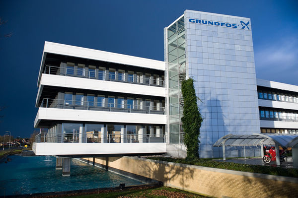 Zentrale der Grundfos Gruppe in Bjerringbro, Dänemark.