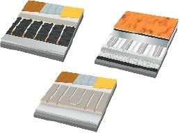 Wieland: cuprotherm ekoBoden (oben links), cuprotherm Sportboden FE (oben rechts) und cuprotherm Mini. - © Wieland
 Wieland: cuprotherm ekoBoden (oben links), cuprotherm Sportboden FE (oben rechts) und cuprotherm Mini.