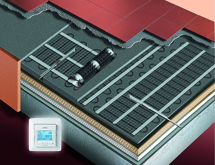 AEG Haustechnik: Einzelraumregler FRTD 903 für elektrische Fußbodenheizungen. - © AEG Haustechnik
