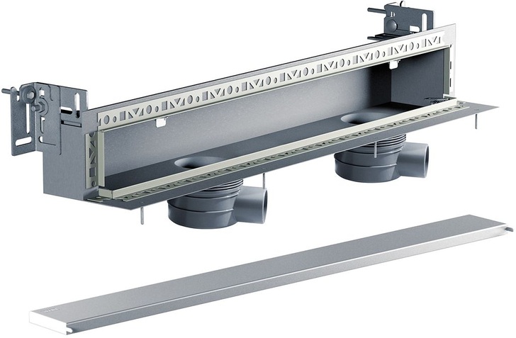 Mepa: Tersowall-Duschrinne zur Wandintegration.
